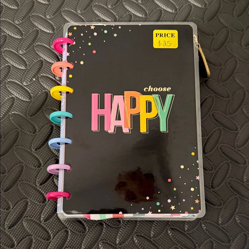 The Happy Planner - Black with Multicolor Accents